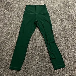 Green lululemon leggings